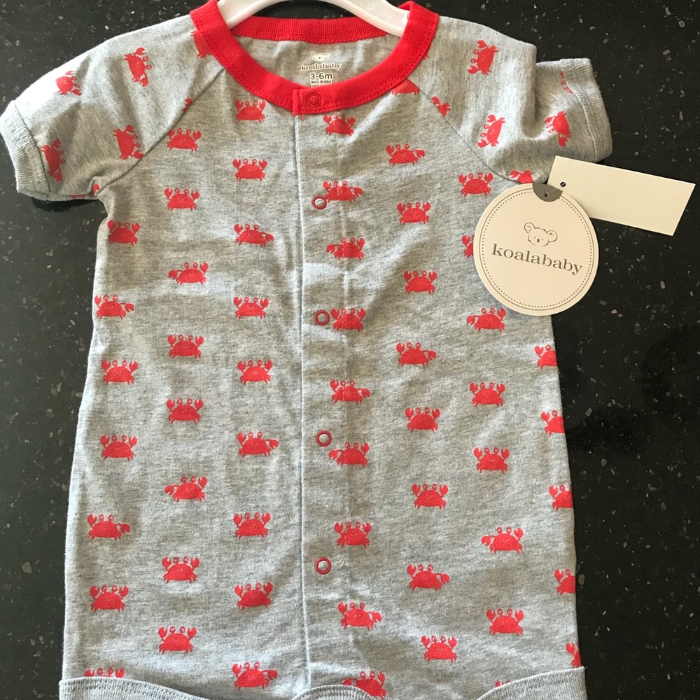 Crab summer bodysuit